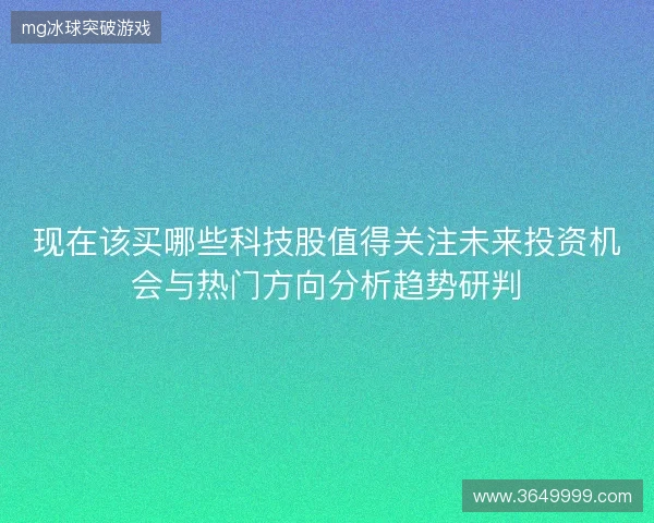 现在该买哪些科技股值得关注未来投资机会与热门方向分析趋势研判